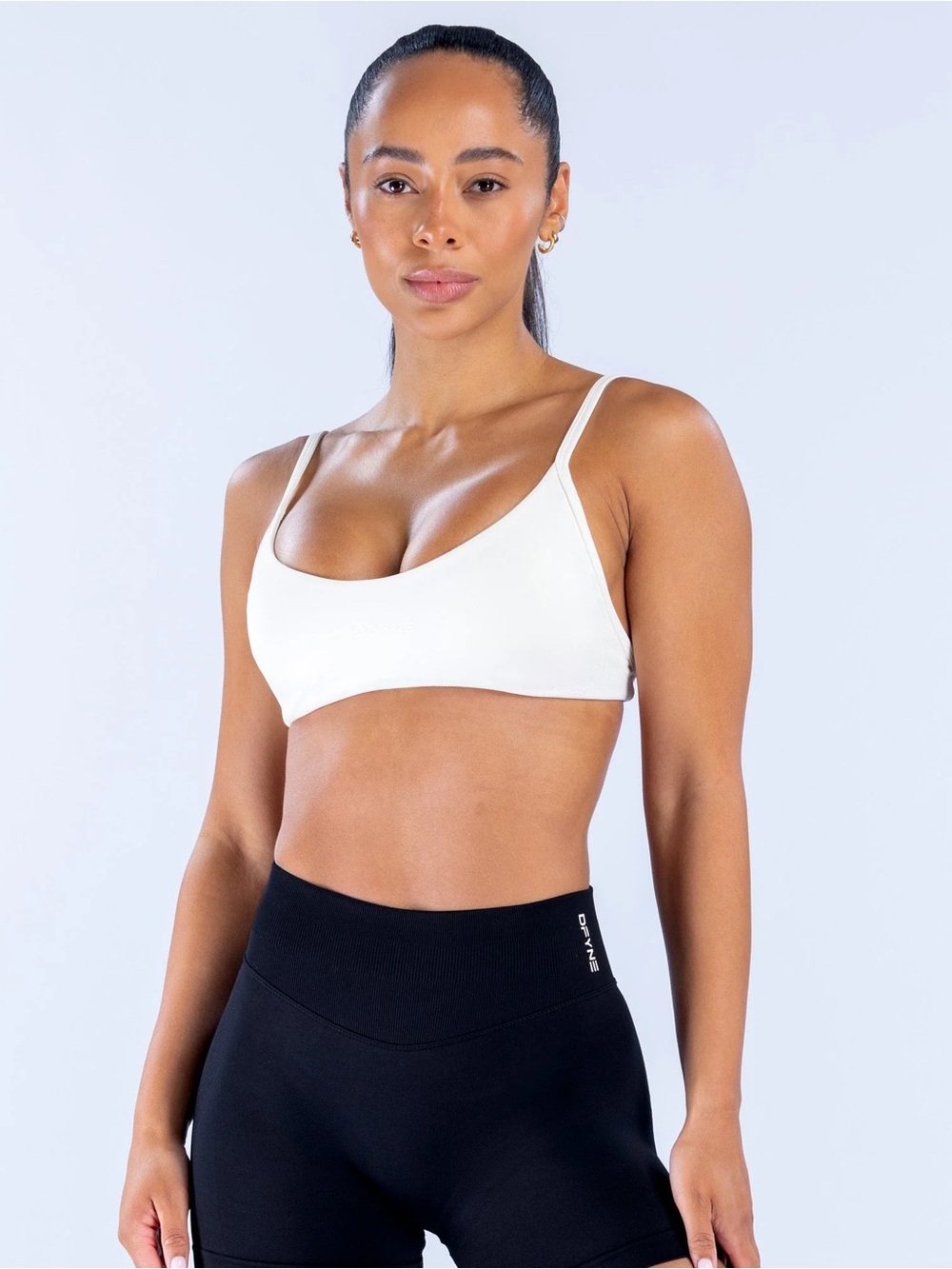 Impact scoop neck bra - IVORY
